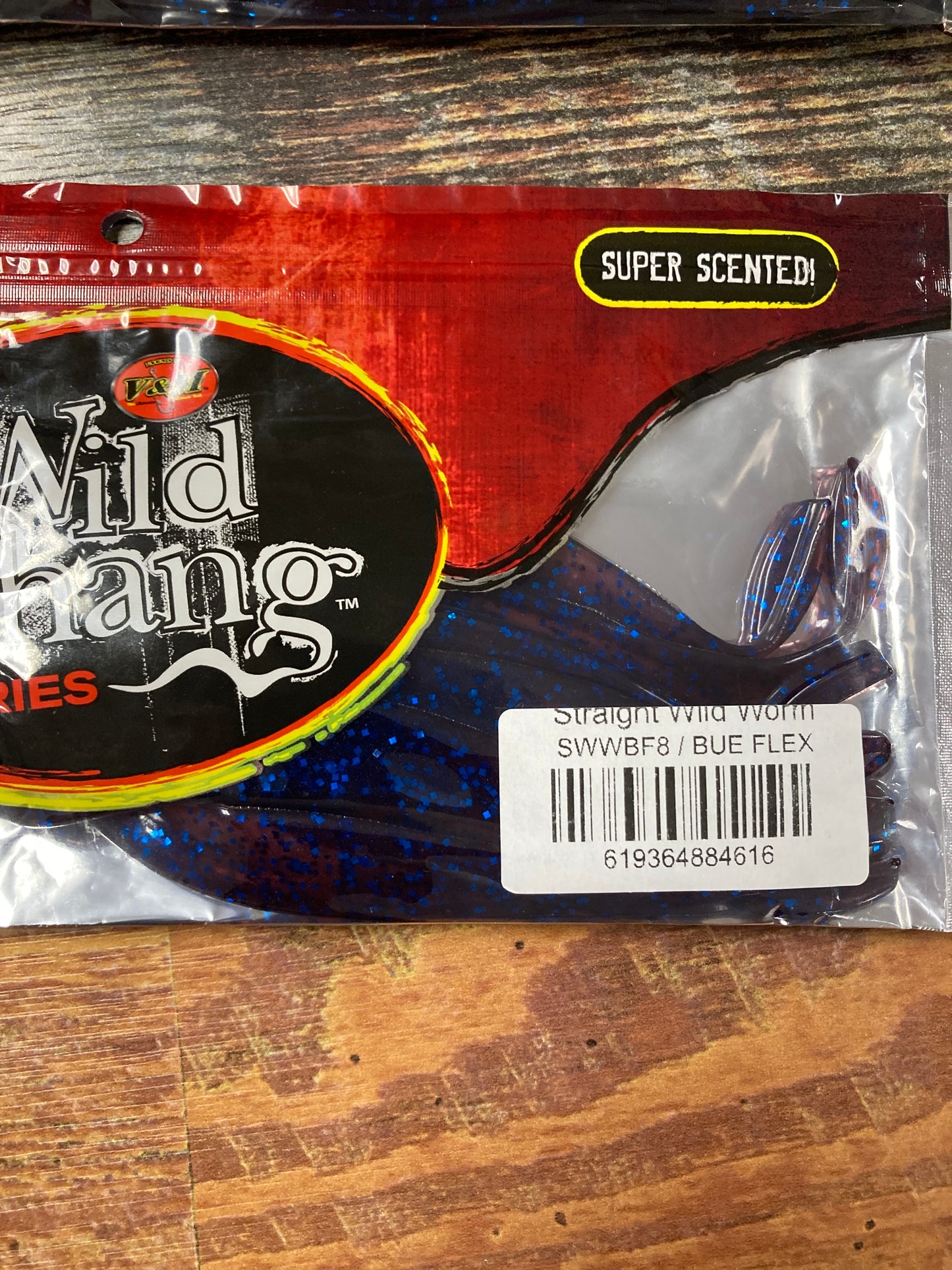 V&M Straight Wild Worm - Bue Flex