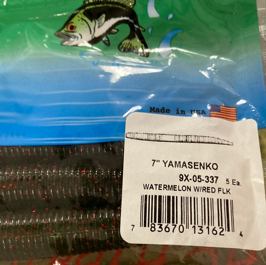 Yamamoto Senko 7" Watermelon Red/Flk