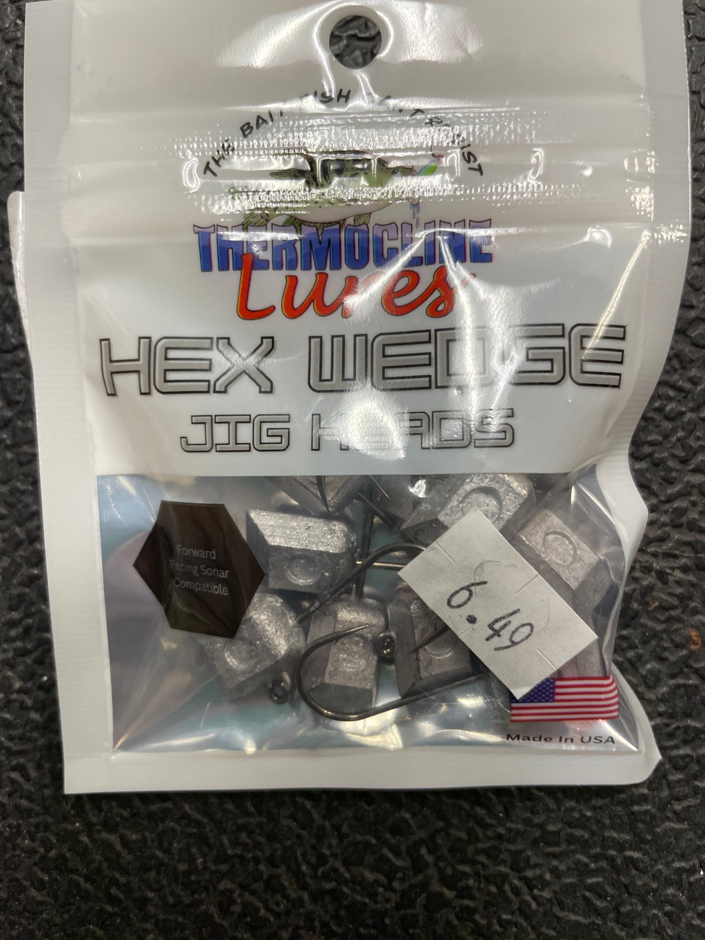 Thermocline Hex Wedge 1/4 oz. Unpainted