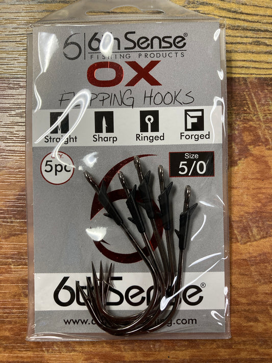 6th Sense OX Flipping Hooks 5/0