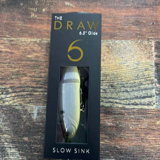 6th Sense Draw 6.5” Glide Slow Sink - Glide Heater Shad