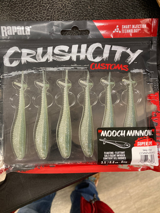 Rapala Crush City Mooch Minnow 3-1/2" Sexy Shad