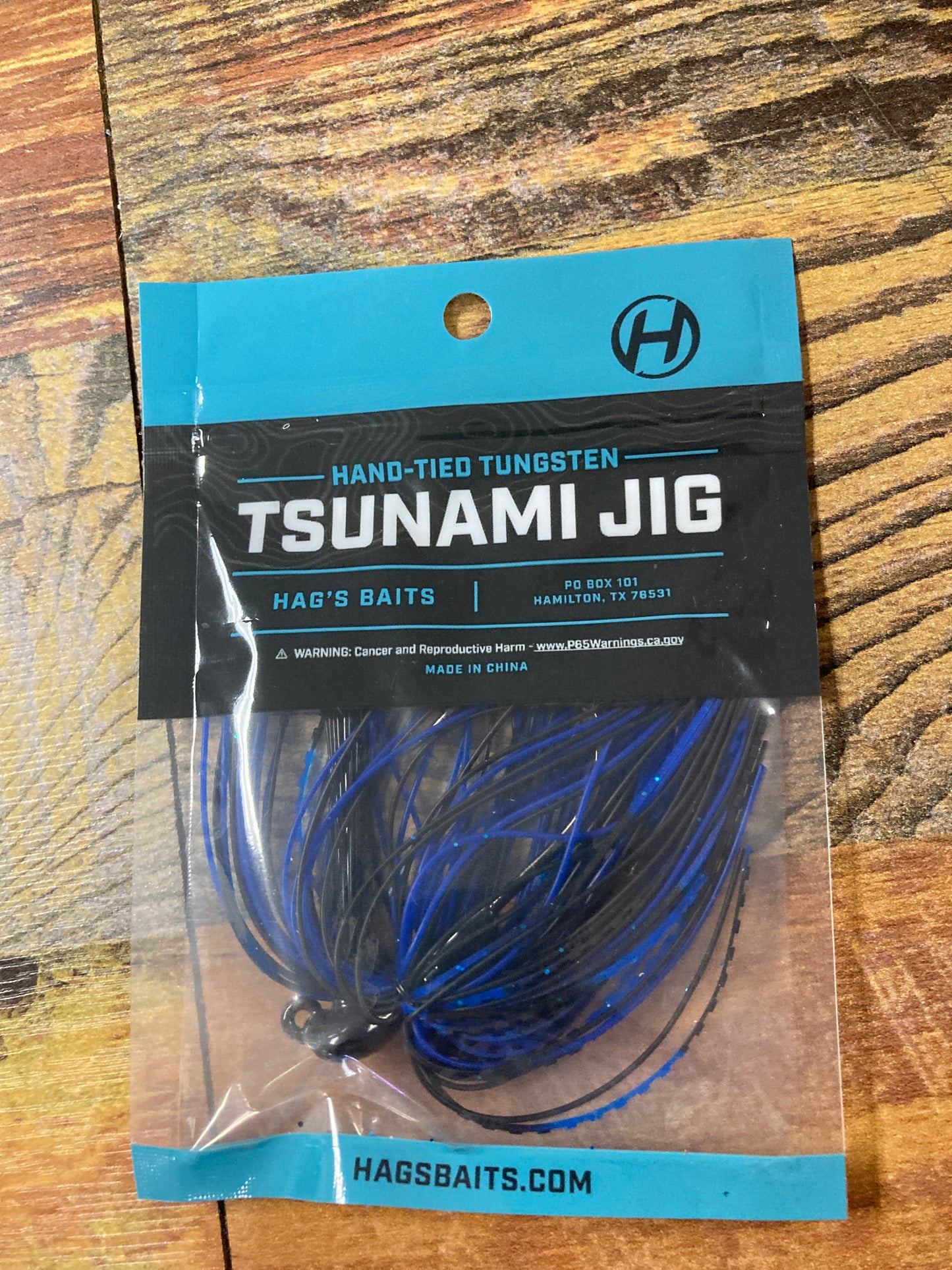 Hags Tsunami Jig 3/8 oz. Black & Blue