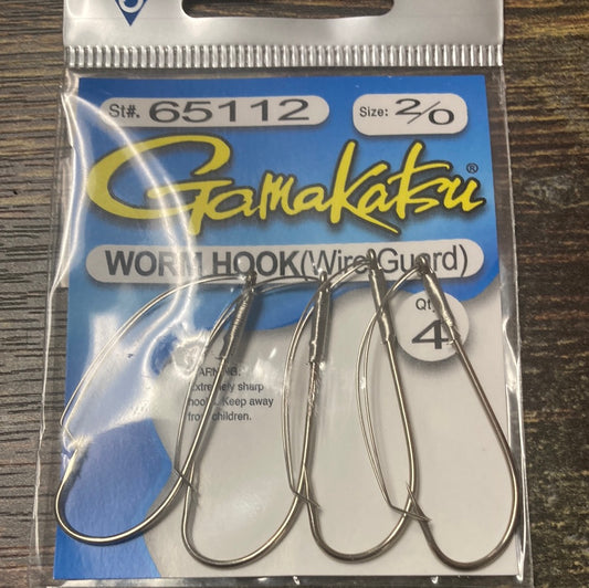 Gamakatsu Worm Hook Wire Guard 2/0