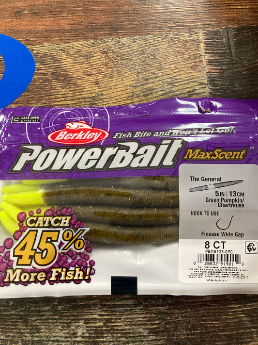 Berkley The General - Green Pumpkin Chart