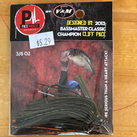 V&M Adrenaline Flippin Jig 3/8 oz. Crawdad