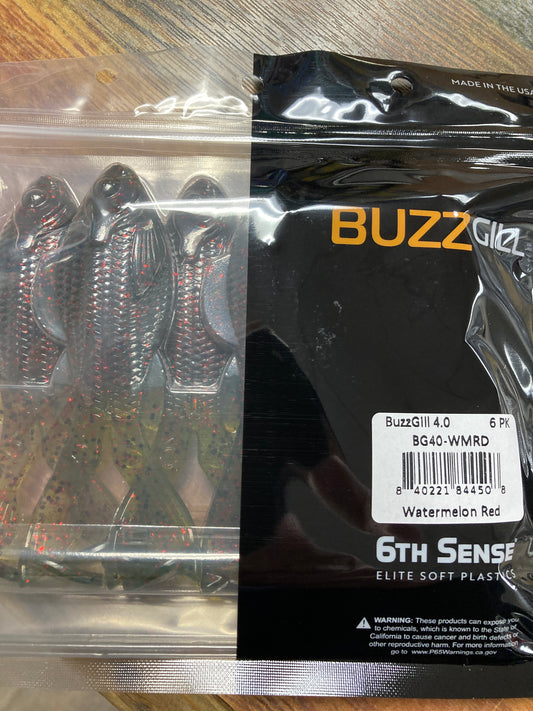 6th Sense Buzz Gill 4.0 Watermelon Red