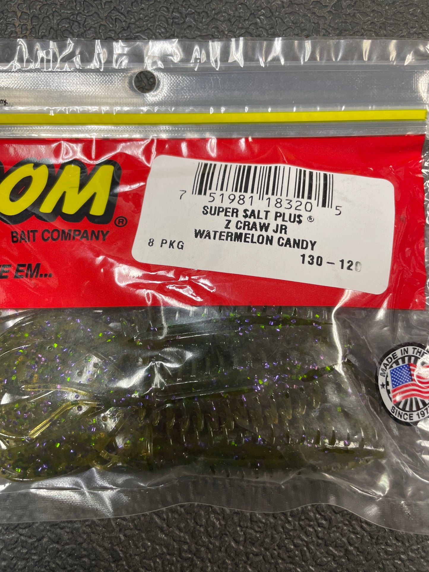 Zoom Z Craw Jr - Watermelon Candy