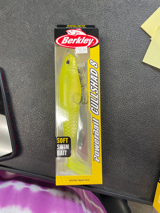 Berkley Cullshad 8" Lime Ice