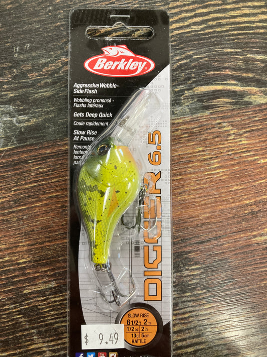 Berkley Digger 6.5 Yellow Perch