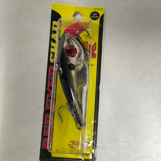 Strike King Red Eyed Shad 3/4 oz. Chrome Black Back