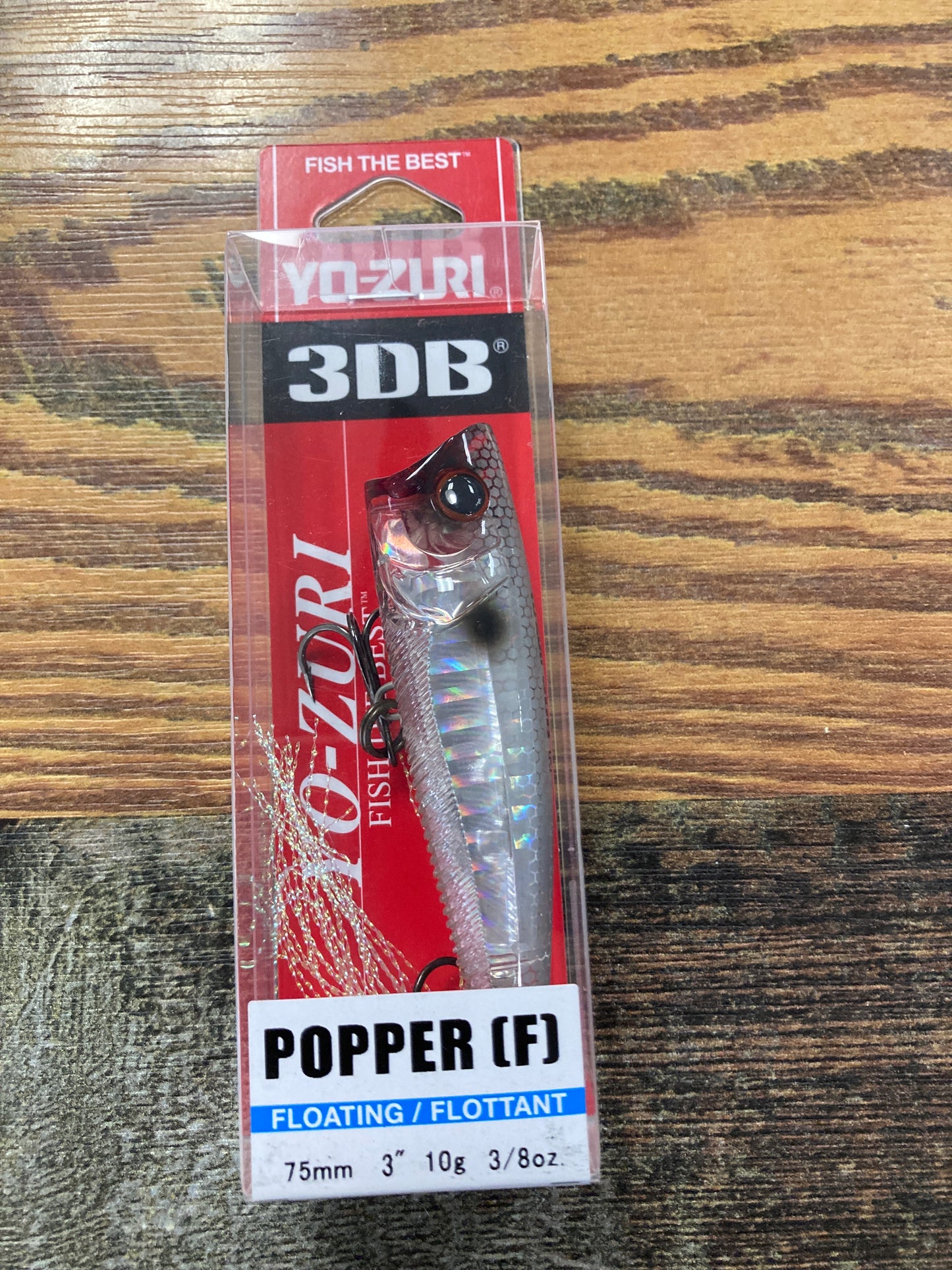 Yo-Zuri 3DB Popper 3/8 oz 3” Ghost Shad