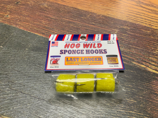 Hog Wild #4 Sponge Treble Hook Wild Magic Bait