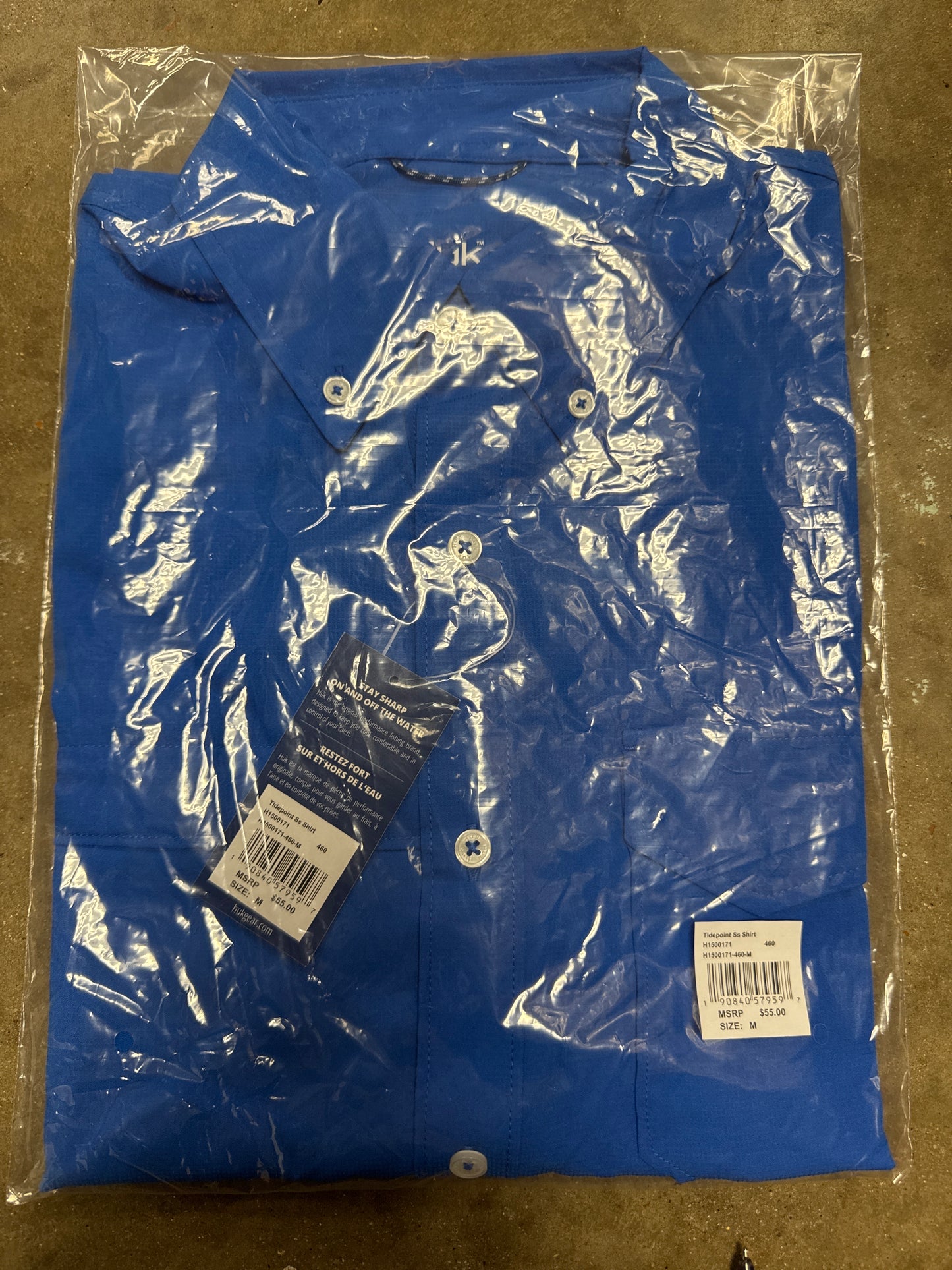 HUK Tidepoint SS shirt royal