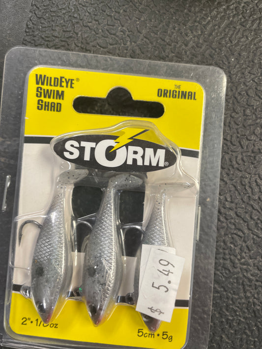 Storm Wildeye Shad 1/8 oz. 2”Shad
