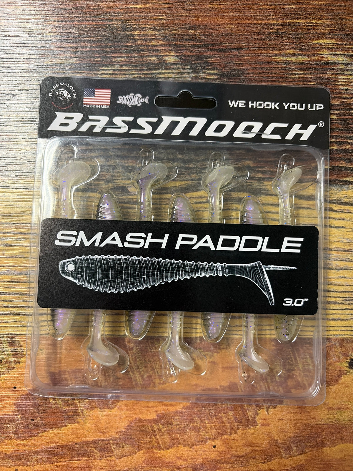 Bassmooch Smash Paddle 3” Electric Shad