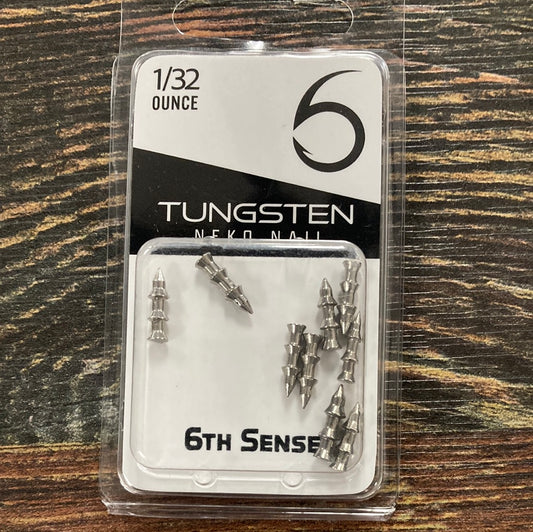 6th Sense Tungsten Nail Weights 1/32 oz. Chrome