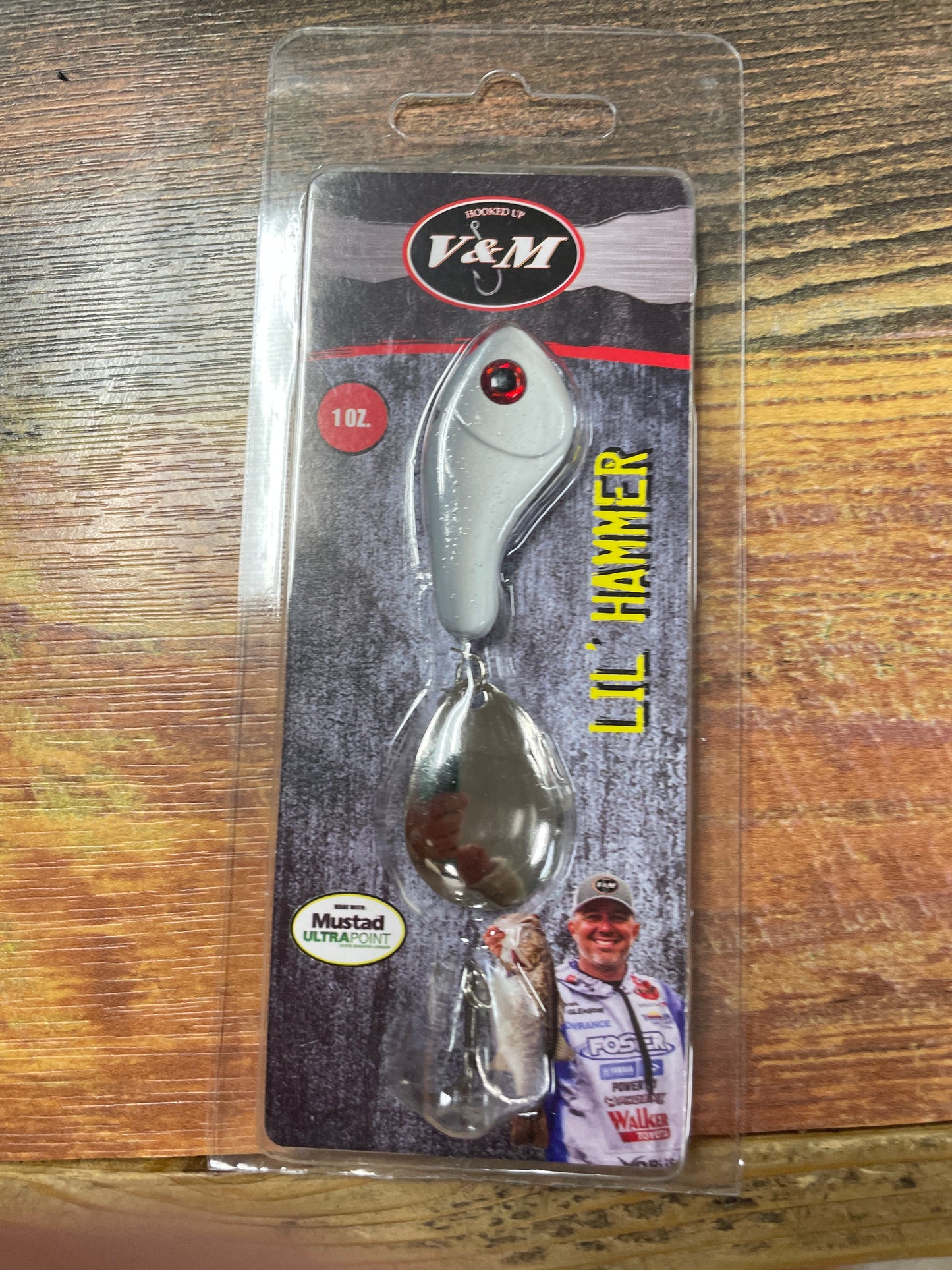 V&M Lil’ Hammer 1oz Glimmer Shad
