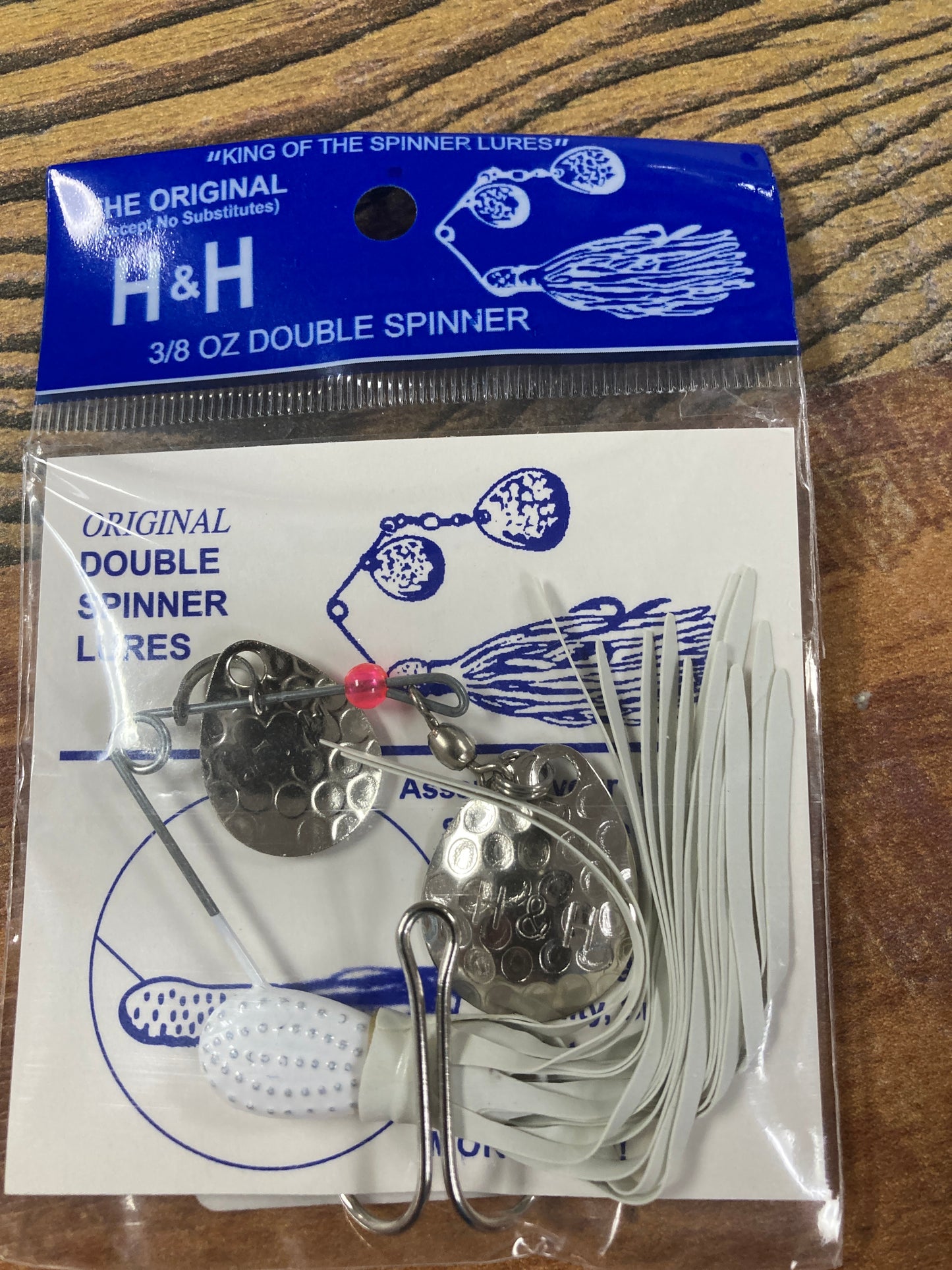 H&H Spinnerbaits 3/8 oz. White/White