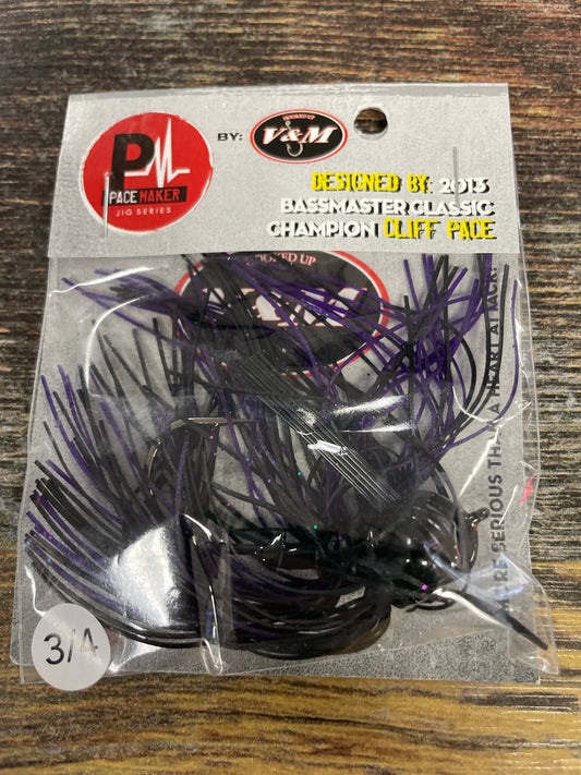 V&M Flatline Football Jig 3/4 oz Candy Bug