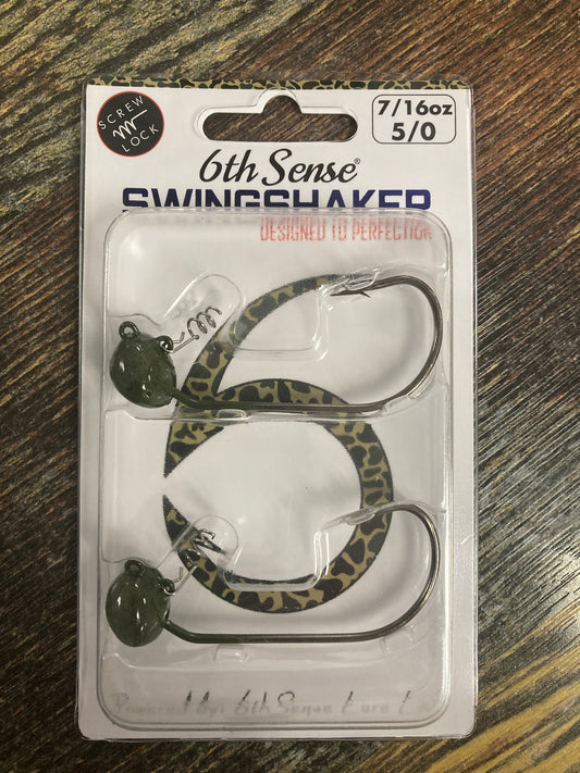 6th Sense Swing Shaker 7/16 oz. 5/0 Green Pumpkin