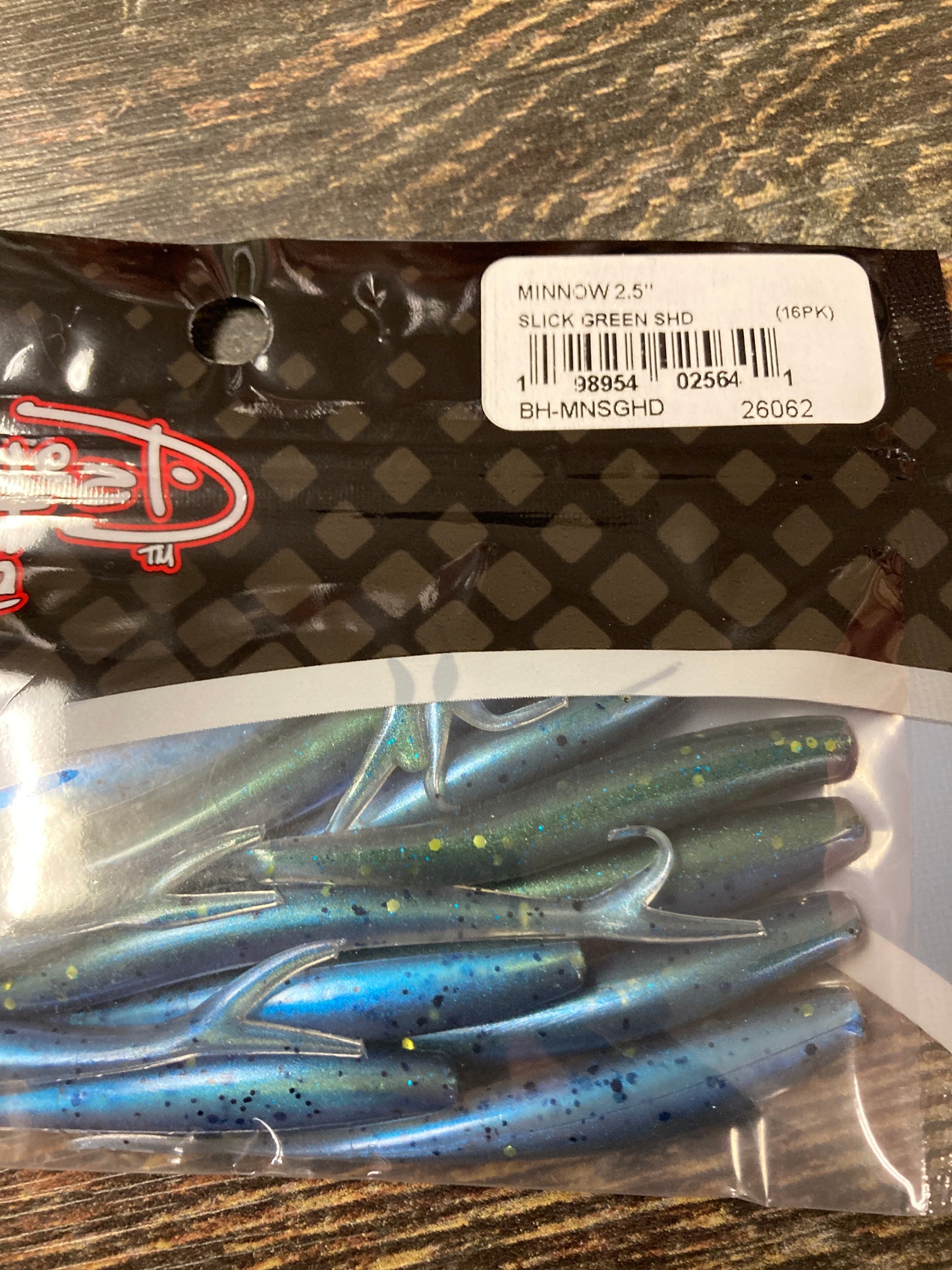 Bonehead Minnow 2.5” Slick Green Shad