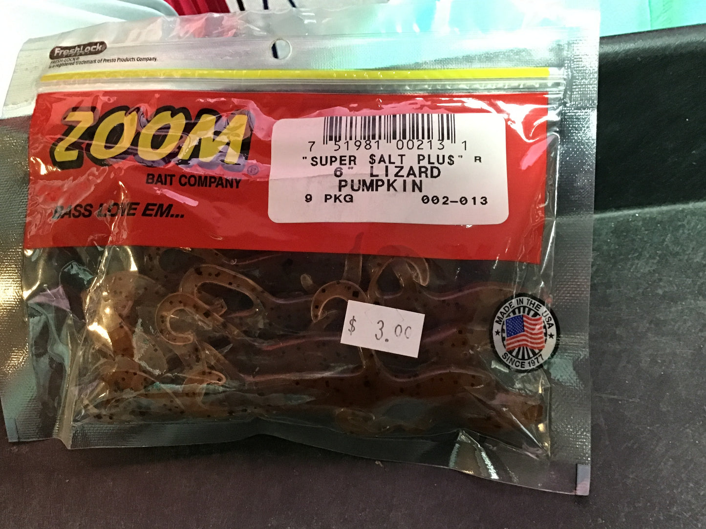 Zoom Lizard 6" Pumpkin