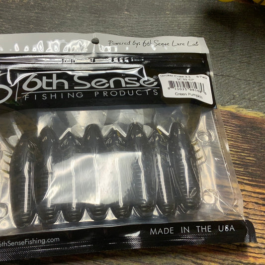 6th Sense Stroker Craw 3.3 Green Pumpkin