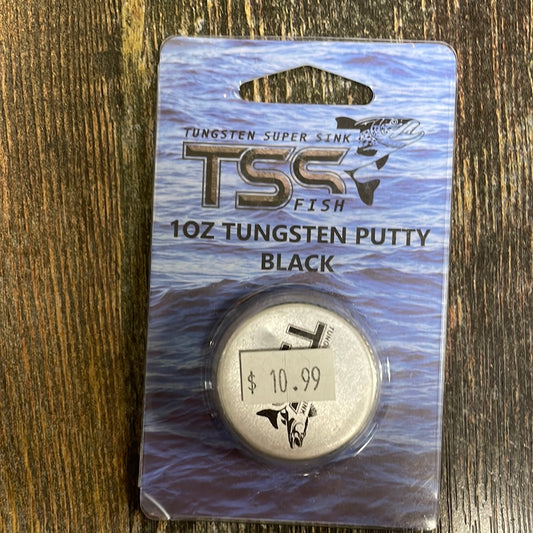 TSS Super Sink 1 oz. Tungsten Putty Black