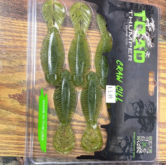 Toad Thumper Craw Gill - Watermelon Blk Flk