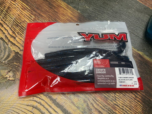 Yum 5 Swim'n Dinger - Black Blue Flk