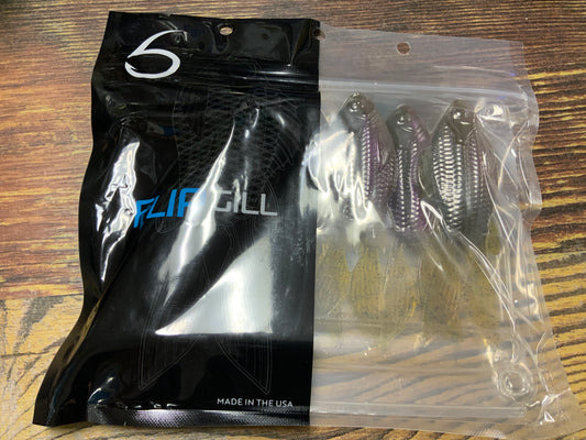 6th Sense Flip Gill 3.8" Green Pumpkin Pro