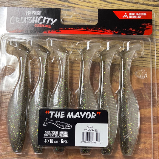 Rapala Crushcity The Mayor 4" Shad