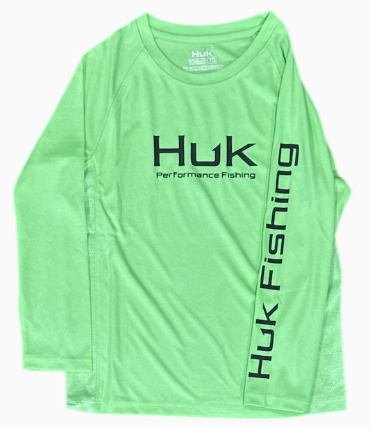 HUK Pursuit Solid Summer Green YXL