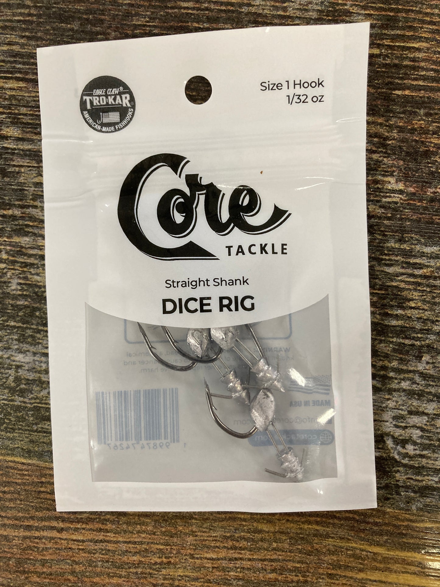 Core Tackle Dice Rig 1/32 oz. #1