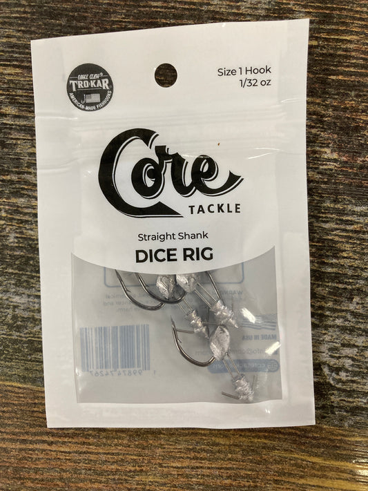 Core Tackle Dice Rig 1/32 oz. #1
