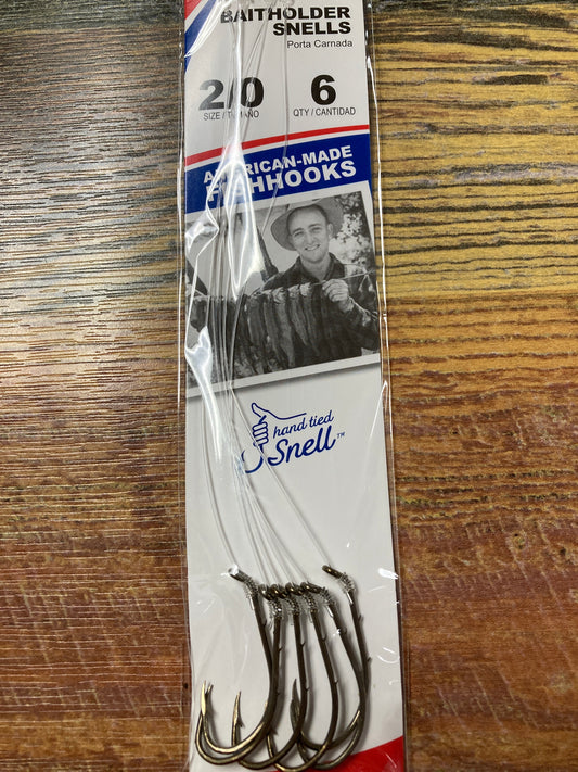 Eagle Claw 2/0 Snells Bait Holder