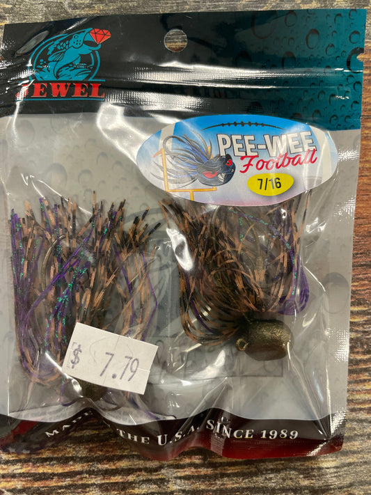Jewel Pee Wee Football Jig 7/16 oz. PB&J