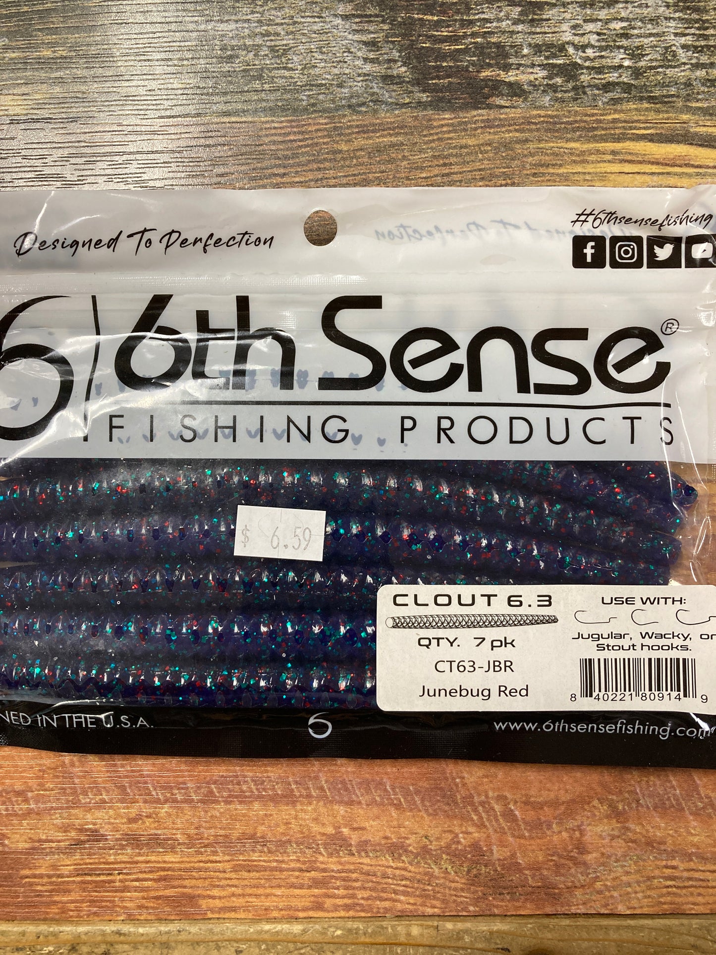 6th Sense Clout 6.3" Junebug Red