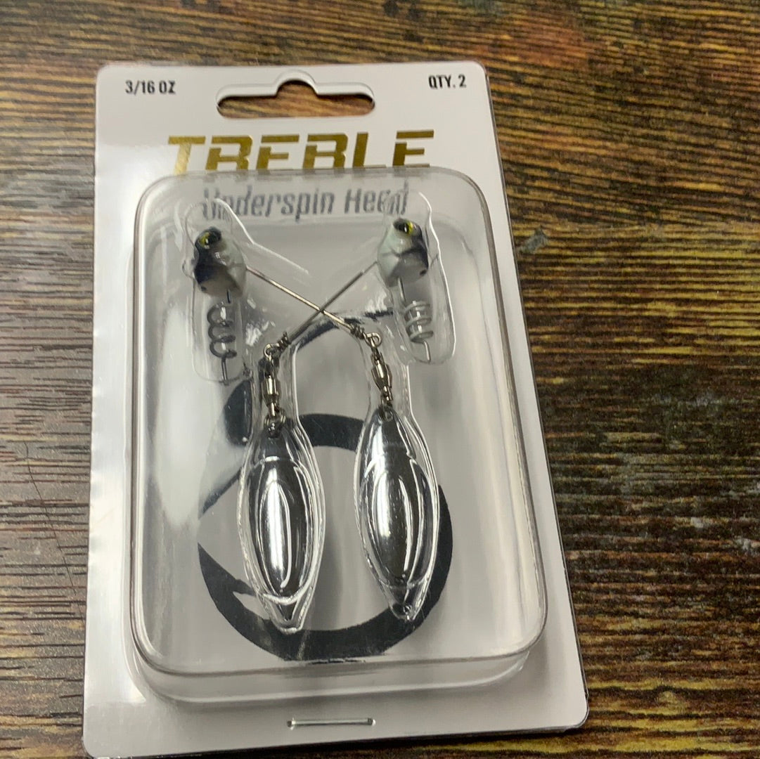 6th Sense Treble Underspin Head 3/16 oz. Baby Shad