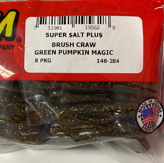 Zoom Brush Craw - Green Pumpkin Magic