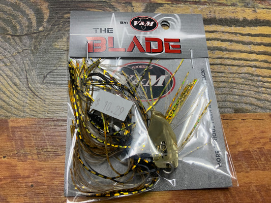V&M The Blade Jig 1/2 oz. Golden Shiner