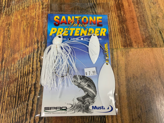 Santone Pretender 1/2 oz. White/White Blade