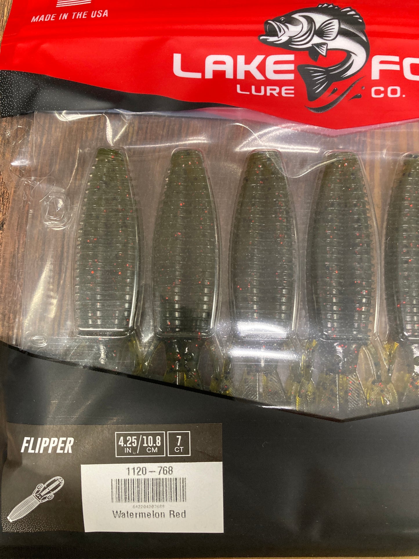 LFL Flipper 4.25” Watermelon Red