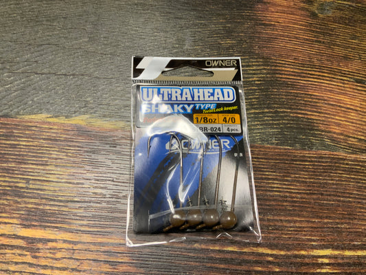 Owner Ultrahead Shakey Head 1/8 oz. 4/0