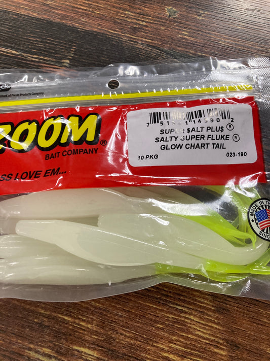 Zoom Super Fluke - Glow Chartreuse Glow