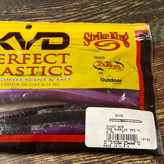 Strike King KVD Ocho 7” Tequila Sunrise