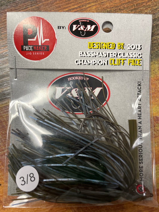 V&M Pulse Swim Jig 3/8 oz Magic Craw
