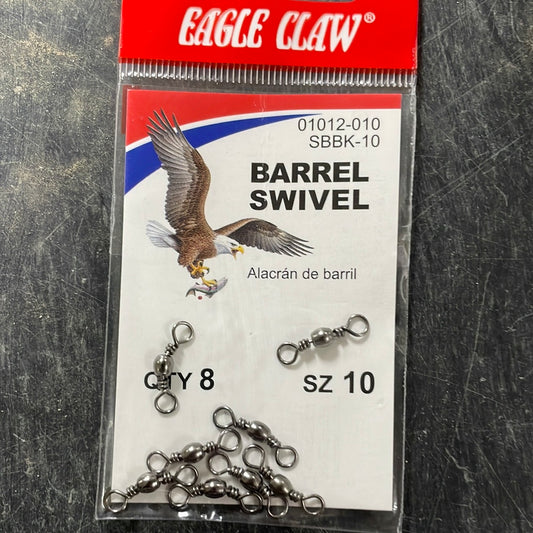 Eagle Claw Barrel Swivel Sz 10