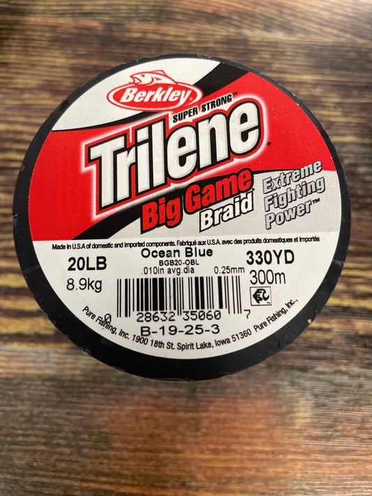 Berkley Trilene BG Braid 20lb. 330 yd Ocean Blue